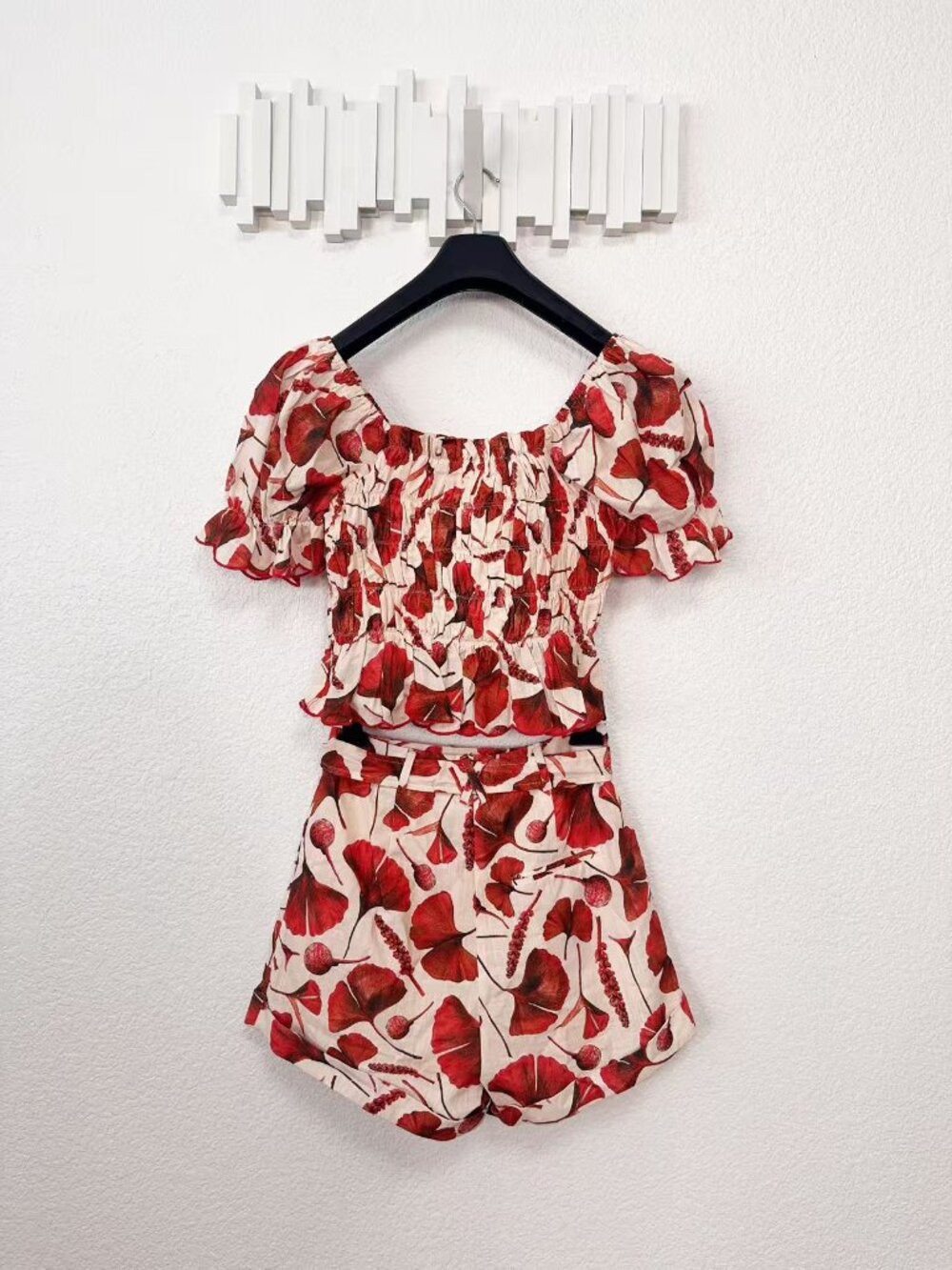 En Saison Josie Top and Belted Shorts Set $194 Size Small - Picture 11 of 11